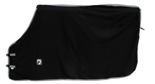 Excellent Fleece Rug black/grey 135/185cm