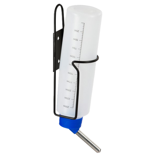 Drinking bottle with metal holder 250 ml