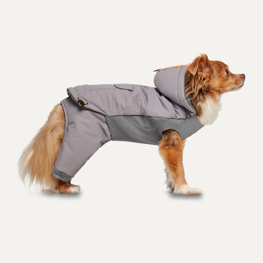 Goo-eez Hooded Full Body Snowsuit XL Grey