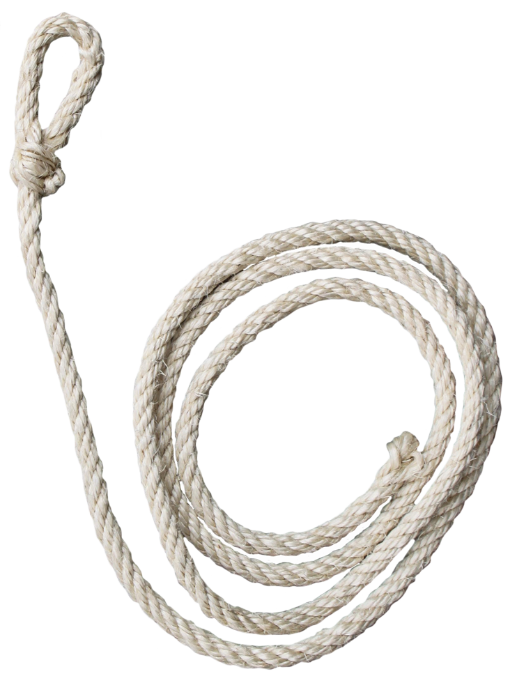 Cow rope white sisal regular 240 cm