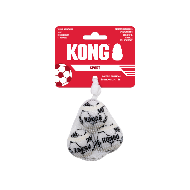 Kong Sport Soccer Ball XS 4,5 cm (3-pk)