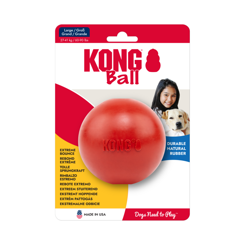 KONG Extreme Ball with Hole Red L