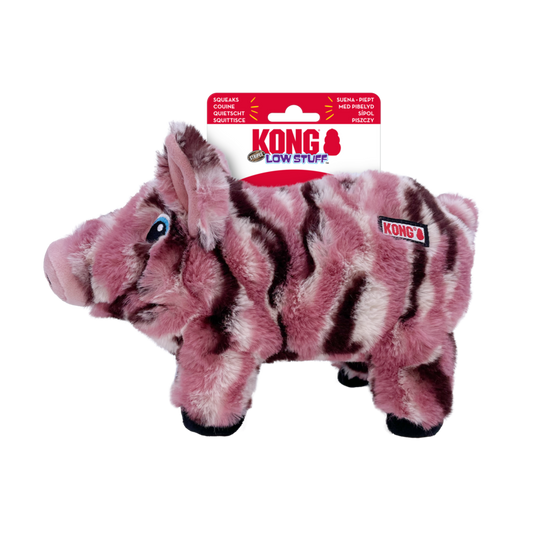 KONG Stripes Low Stuff Pig