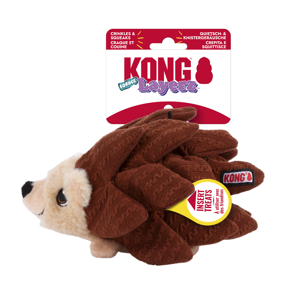KONG Layerz Forage Hedgehog