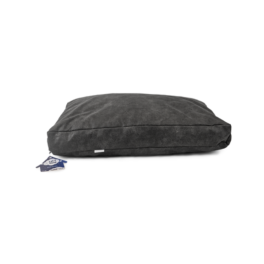 Let's Sleep Plush Pillow Dog Bed L Anthracite