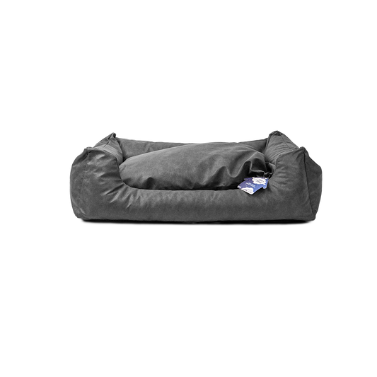 Let's Sleep Sweet Dreams Dog Basket w/ Cushion L Anthracite