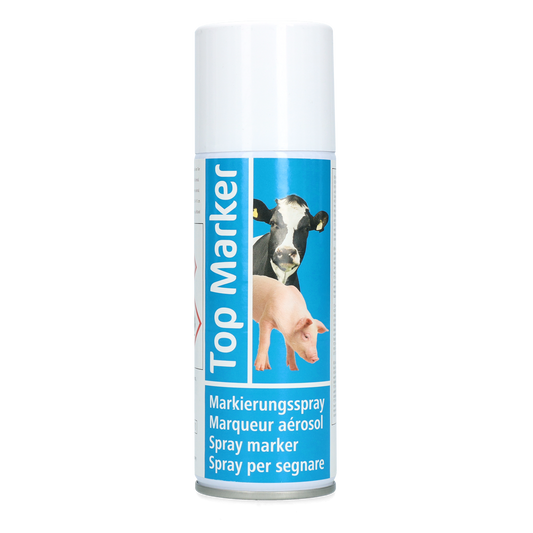 Marking spray for cattle green Blue