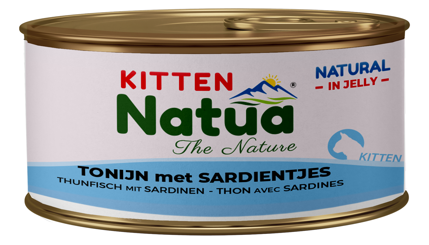 Natua Natural Classic Can Cat Tuna with sardine (kitten)