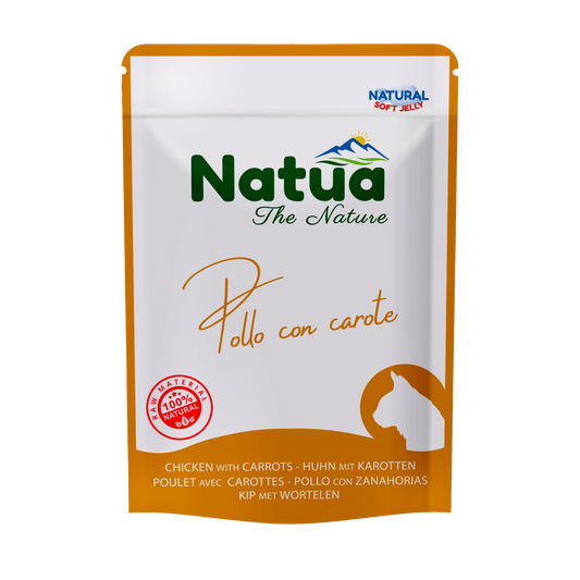 Natua Natural Pouch Cat Chicken with carrot