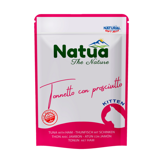 Natua Natural Pouch Cat Tuna with ham (kitten)