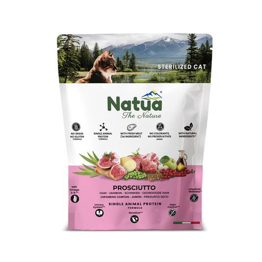 Natua Dry Sterilized Cat Ham 350g