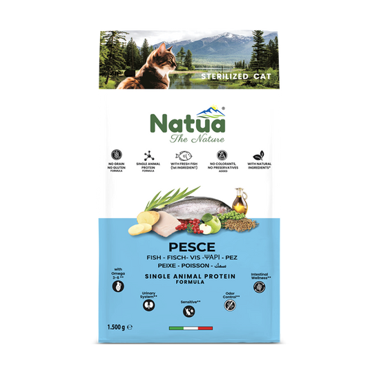 Natua Dry Sterilized Cat Fish 1500g