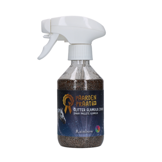 Paardenpraat TV Glitter Glamour Spray Rainbow