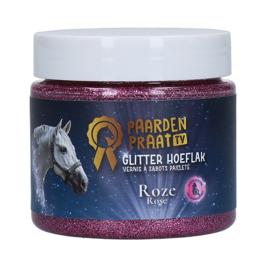 Paardenpraat TV Glitter Hoof Polish Pink