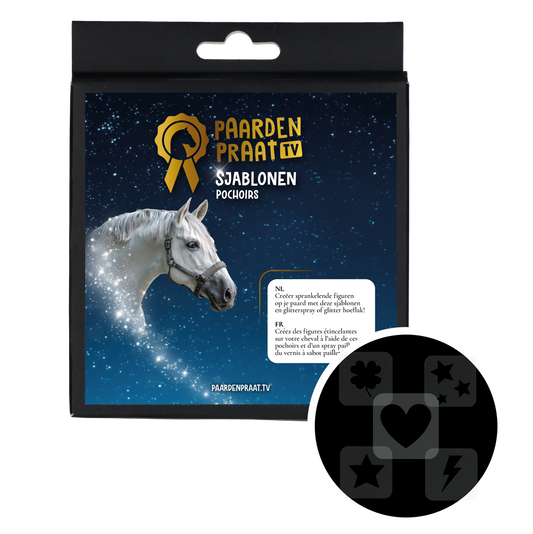 Paardenpraat TV Sjablonen 5 pieces