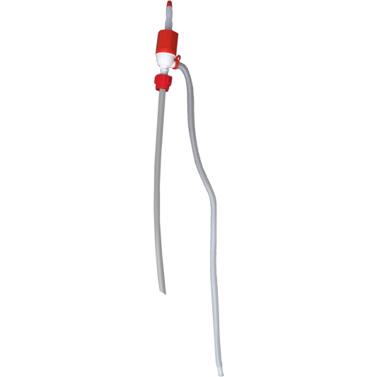 Barrel pump for 200 kg barrels with red ring