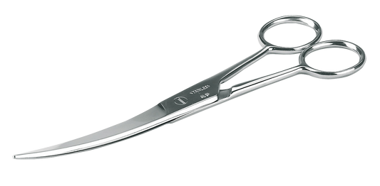 Marking scissors bent blades