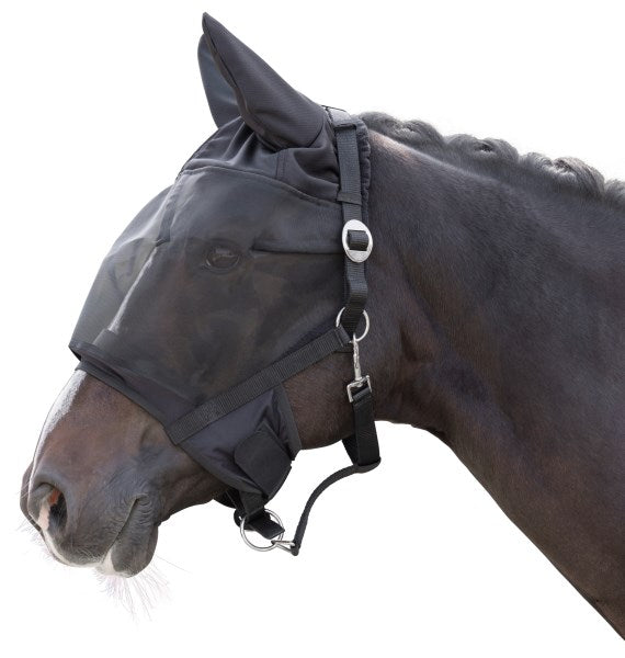 Halter with integrated fly mask Full