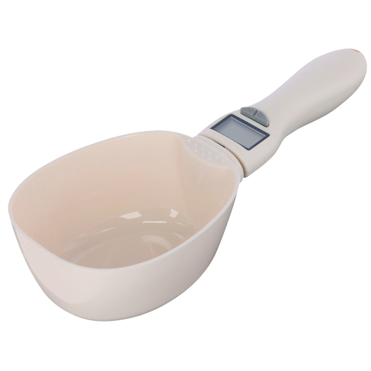 Feed scoop with digital scale