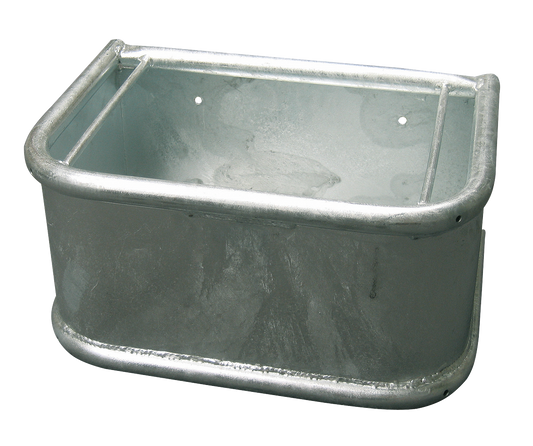 Feed Trough Horse galvanized steel 45x34x24cm RH
