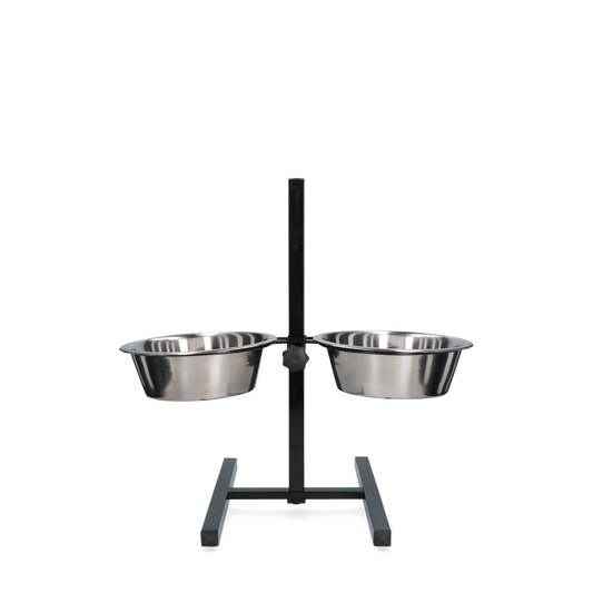 Feed and drinking bowl stainless steel T-stand Ø 21 cm (1.75 l)