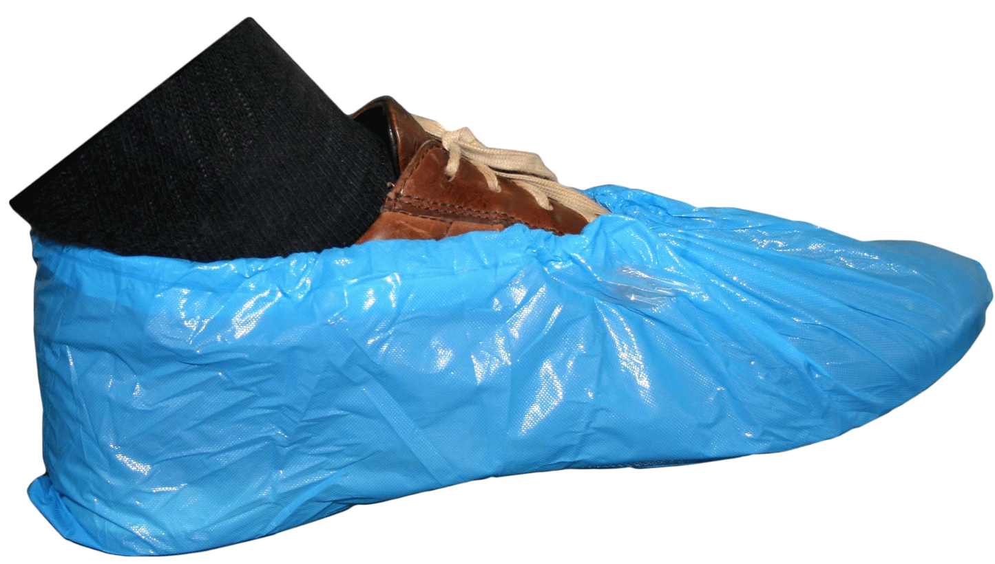 Disposable Shoe Cover blue CPE