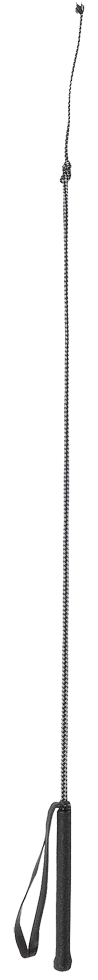 Riding crop fiber 90cm black