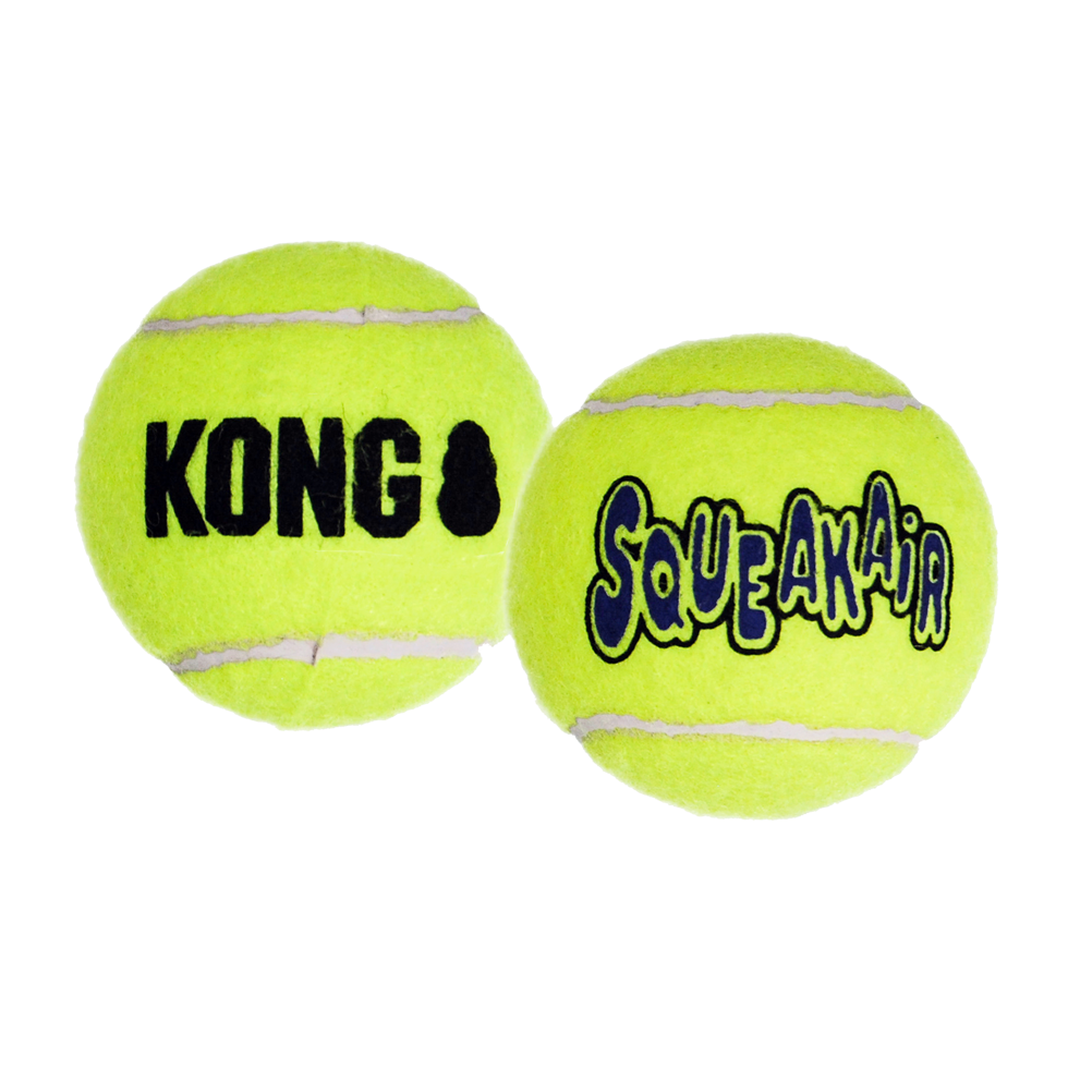 KONG Air Squeaker Tennis Ball L 7,6 cm 2 pcs.