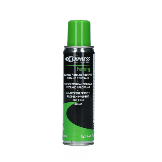 Express gas canister for dehorner