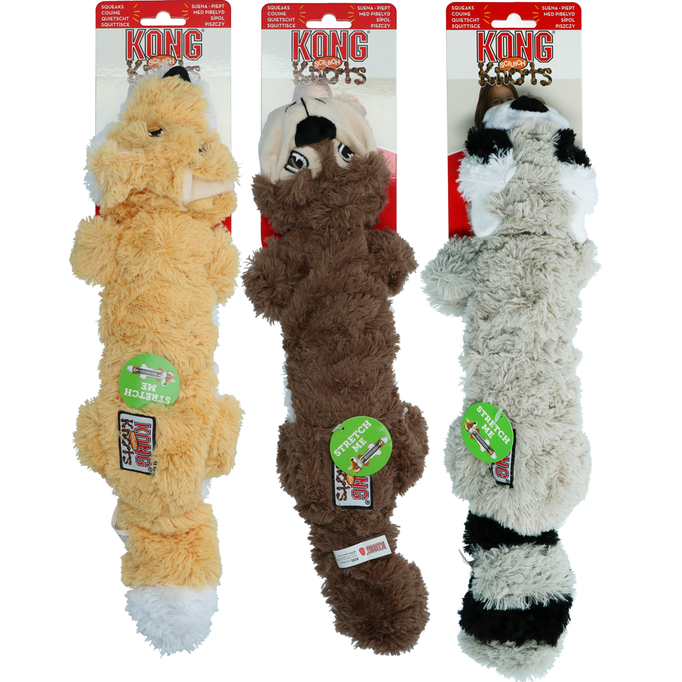 KONG Scrunch Knots Squirrel M/L